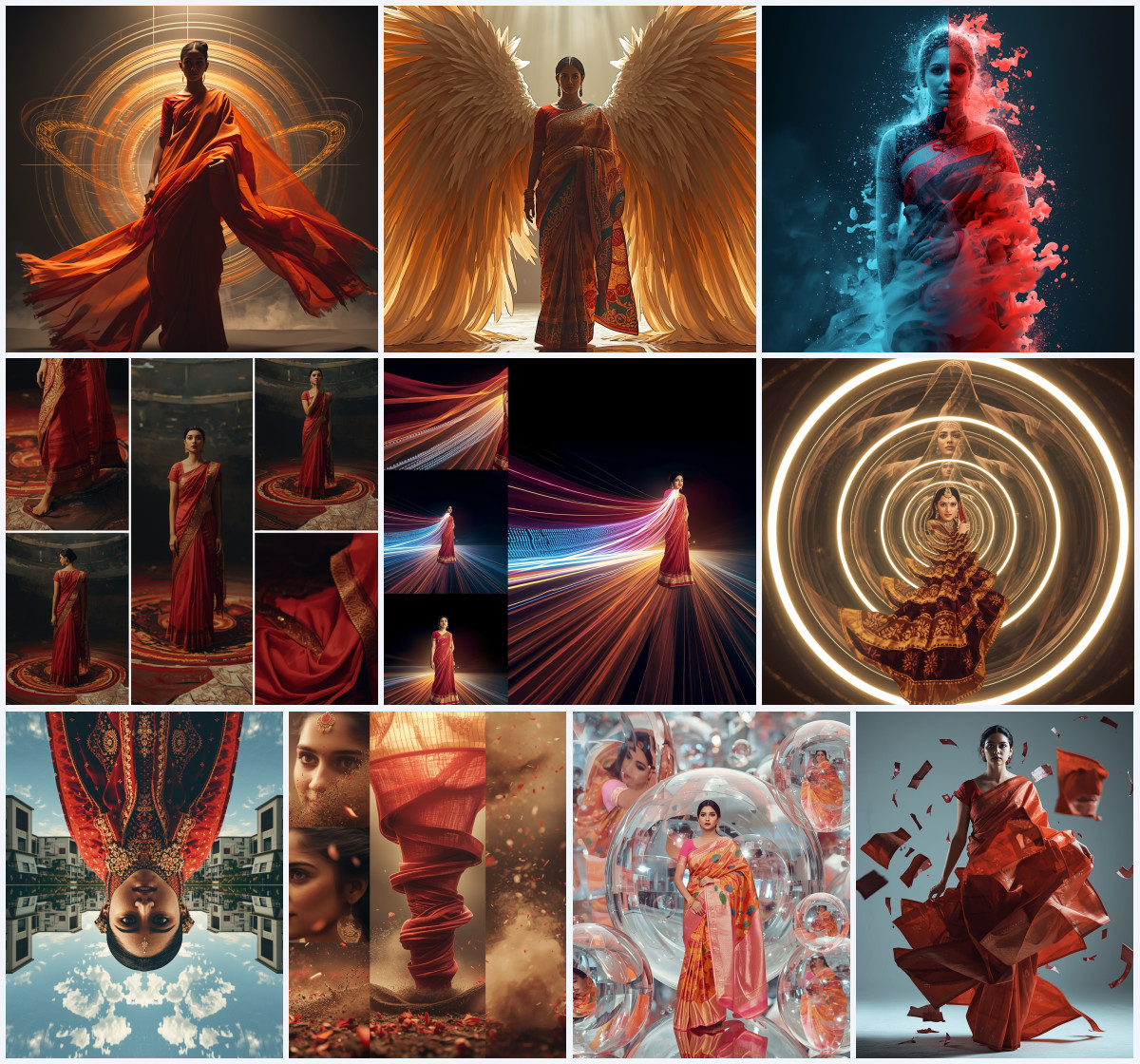 10+ Airport Style Saree AI Prompts to Create Chic Travel Ethnic Looks with Modern Vibes