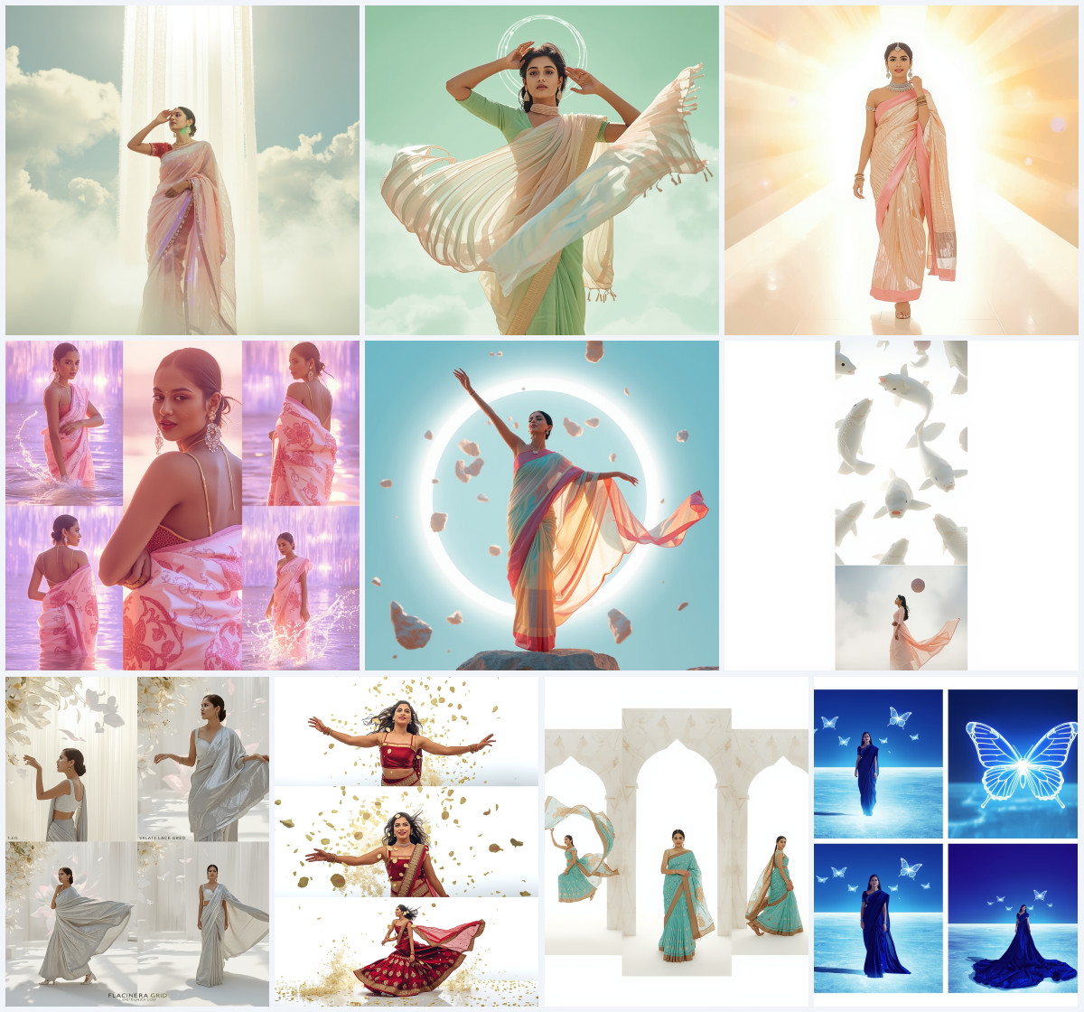 10+ Royal Banarasi Saree AI Prompts to Generate Luminous Heritage Photos with Pure Lite Design