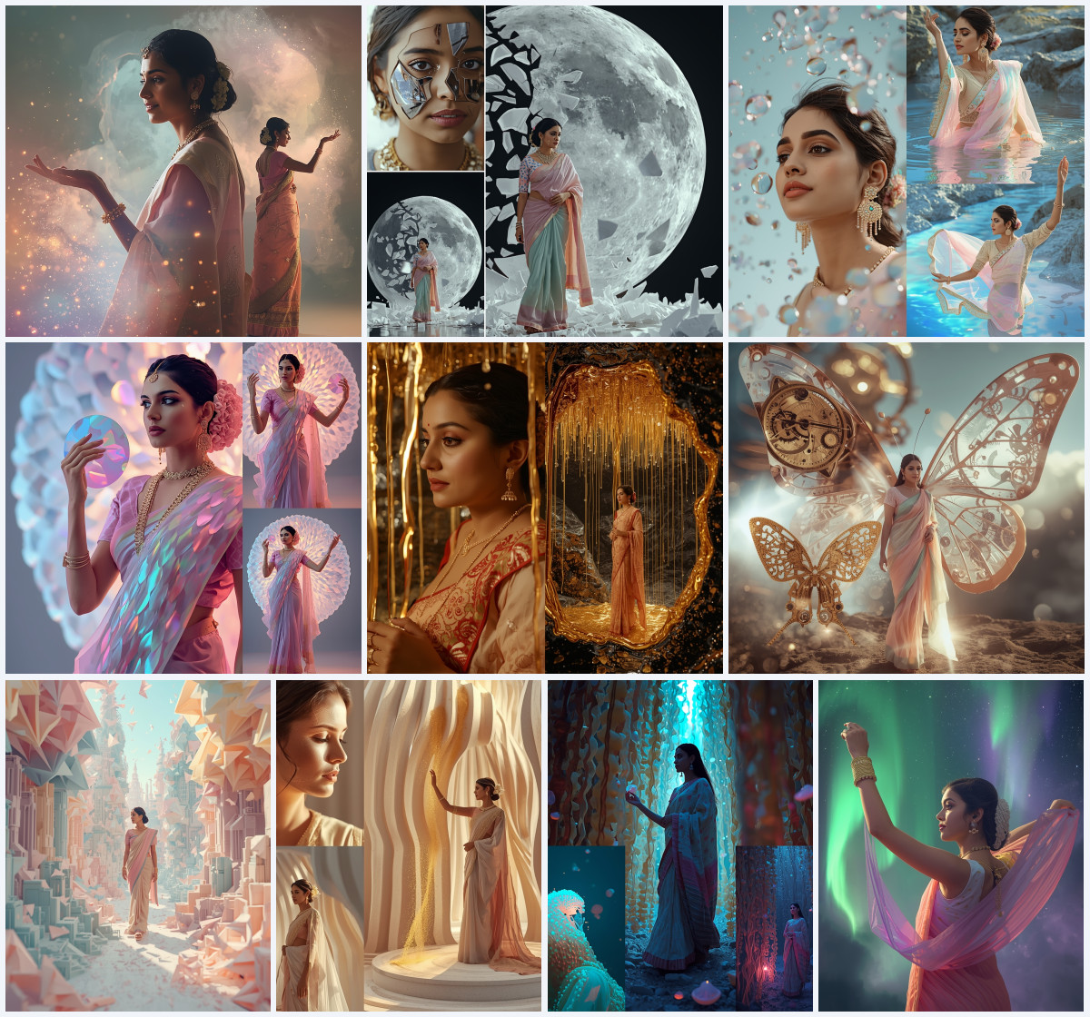10+ Saree AI Prompt to Create Ultra HD Instagram Ethnic Photos with Soft Light and Premium Look - Main Thumbnail