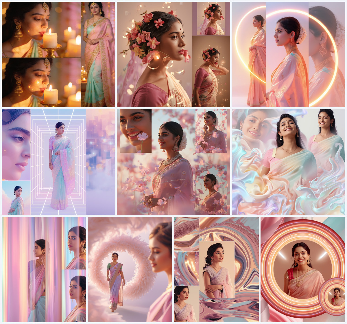 10+ Saree AI Prompts for Pinterest to Create Aesthetic Images with High Viral Potential - Main Thumbnail