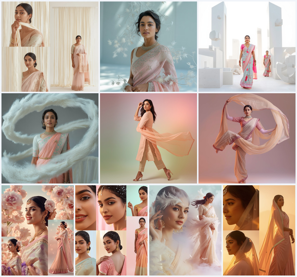 10+ Saree AI Prompts for Profile Picture to Create Stylish DP with Soft Aesthetic Look - Main Thumbnail