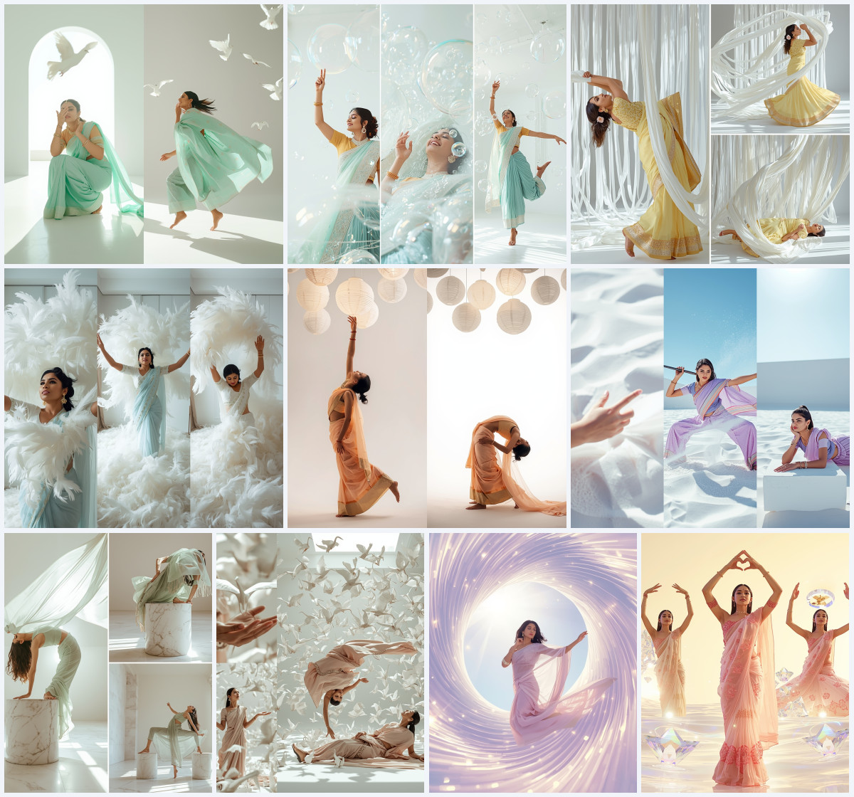 10+ Temple Visit Saree AI Prompts to Create Traditional Ethnic Looks with Spiritual Aesthetic