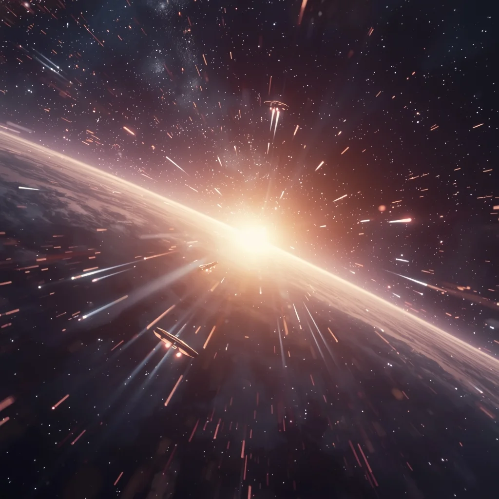 Scene – Dawn of Infinite Future and Endless Legends | Viral Ai Image Prompt